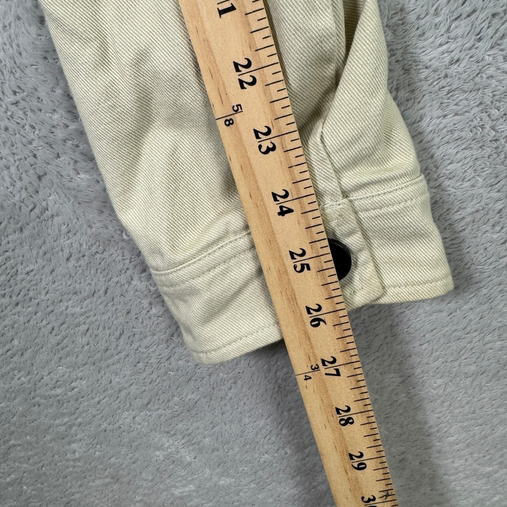 Common Market Men's XL Beige Cotton Button Up Shirt Chore Jacket Workwear Casual - Picture 6 of 10